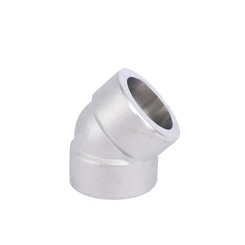 45 ° Socket Weld Eld Eld Foodged Stafless Stefits Tiptings