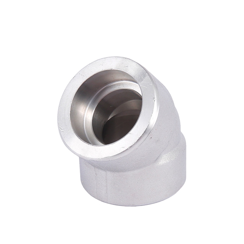 45 ° Socket Weld Eld Eld Foodged Stafless Stefits Tiptings