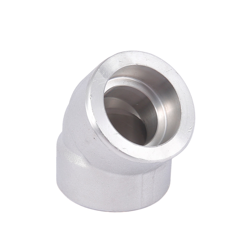 45 ° Socket Weld Eld Eld Foodged Stafless Stefits Tiptings